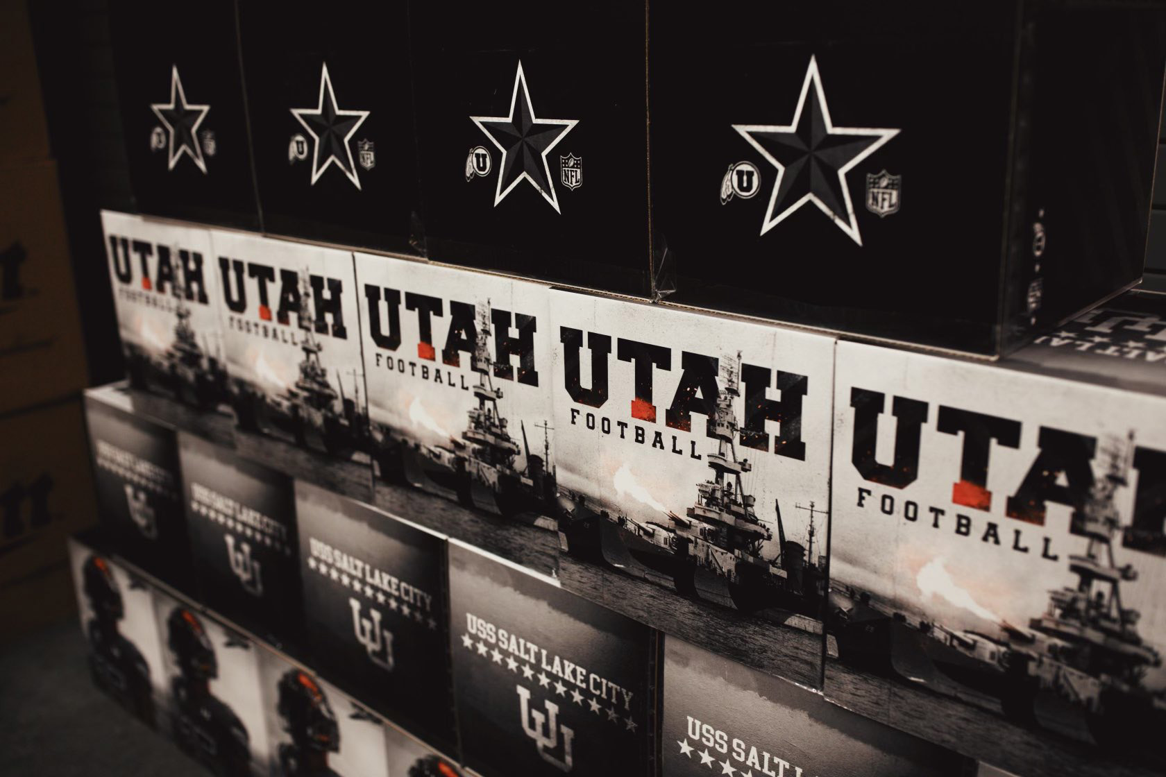 USS Salt Lake City NFLUtes Box packaging