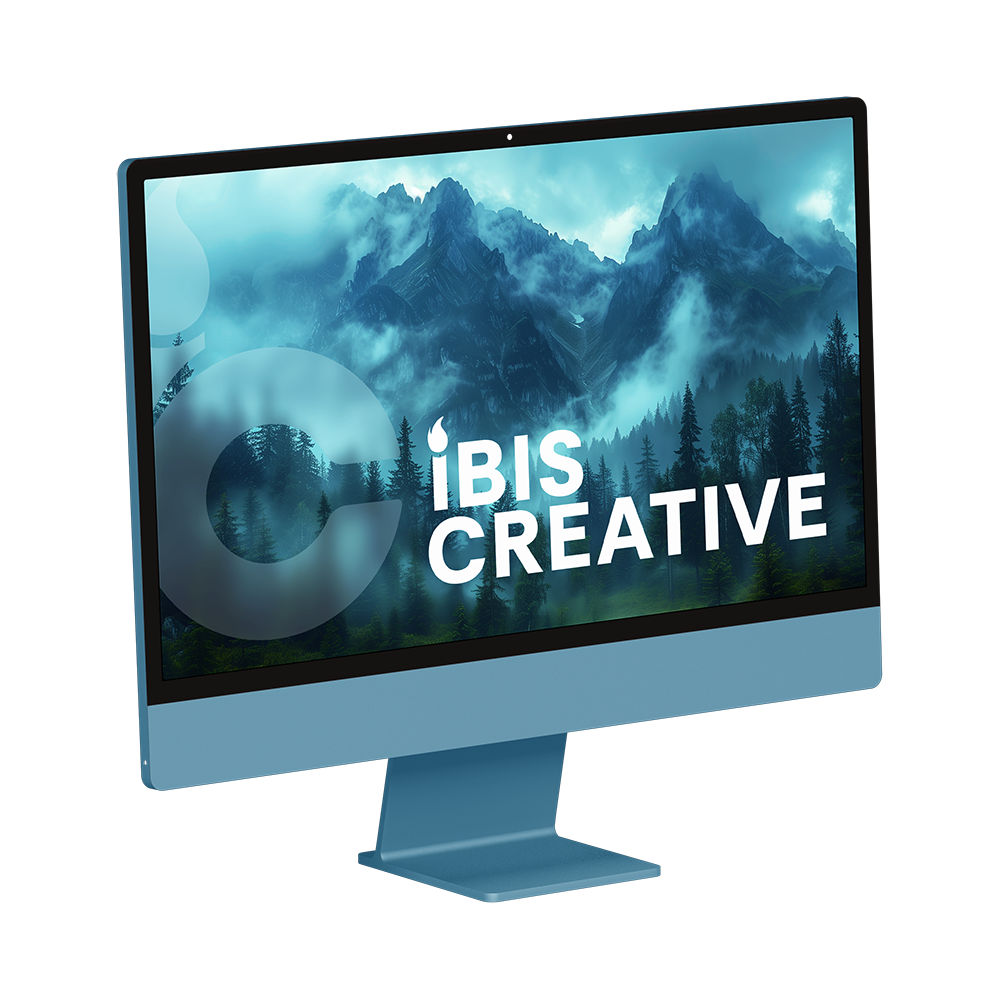 Ibis Creative LLC on computer screen