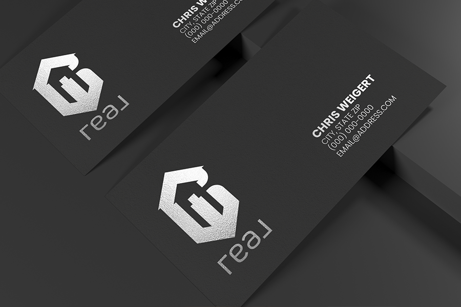 Sample logo and business card created